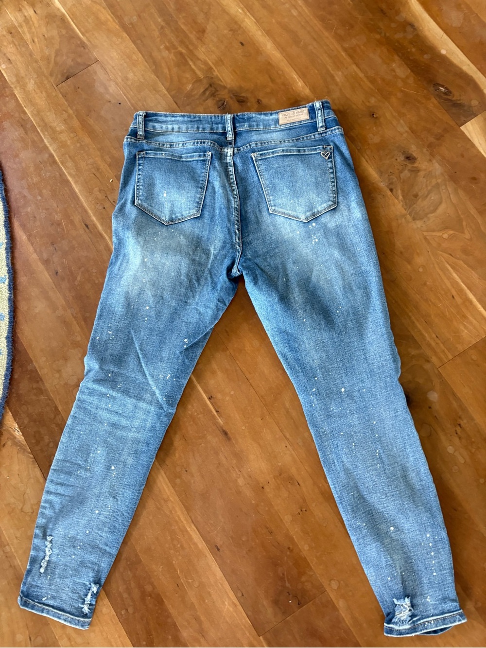 Velvet Heart Light Blue Distressed Skinny Jeans - Picture 6 of 9